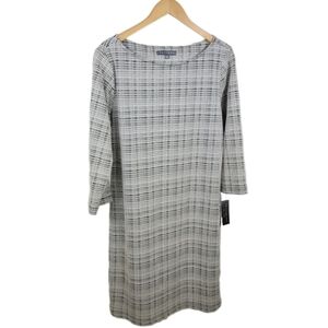 🆕️ Sharagano 3/4 Sleeve Sheath Dress Size 14